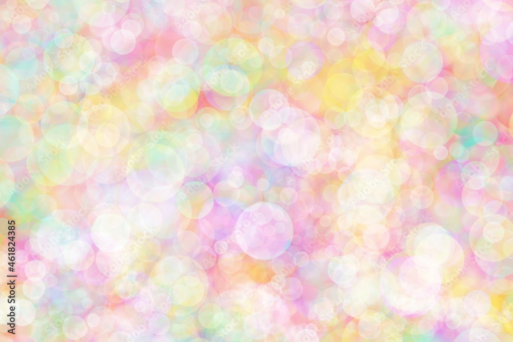 Bokeh dot colorful shiny sparkling light of various colors glittering illustration for abstract background template designs, paper, cards, flyer, banner, advertising, brochures,paper fabric