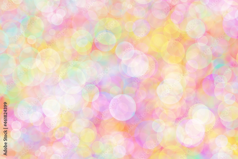 Bokeh dot colorful shiny sparkling light of various colors glittering illustration for abstract background template designs, paper, cards, flyer, banner, advertising, brochures