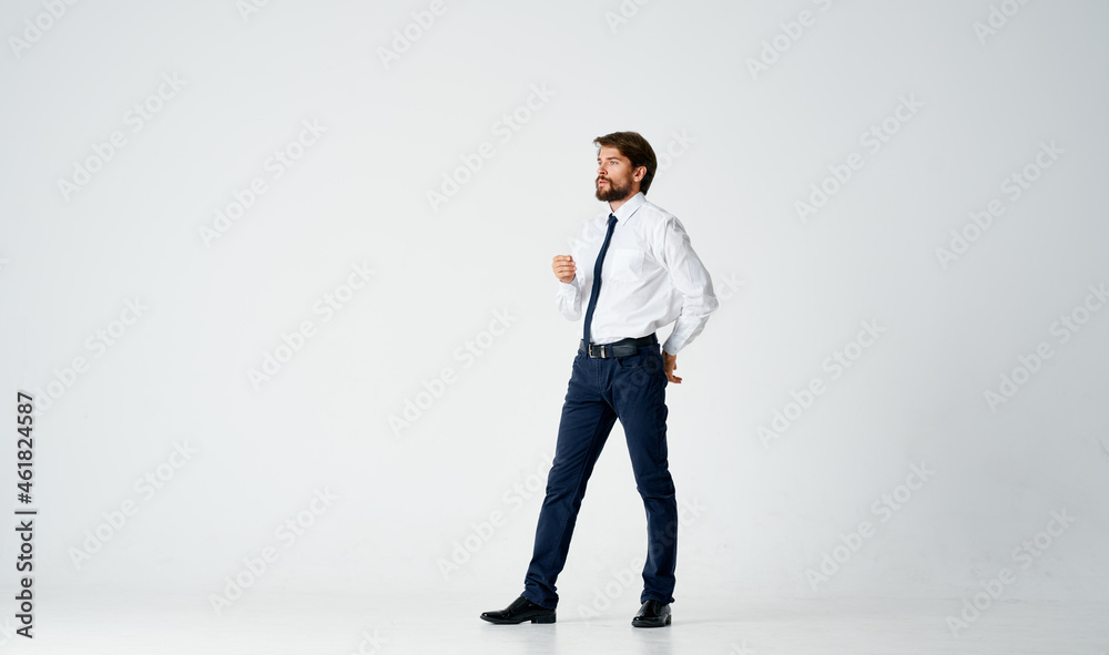 business man posing manager studio light background Professional business man posing manager studio light background Professional