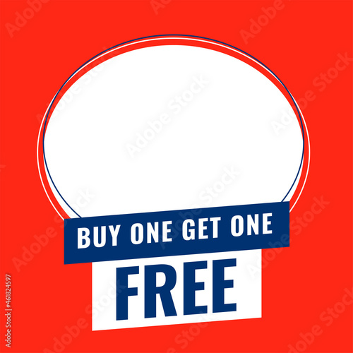 buy one get one free banner with space to add product image