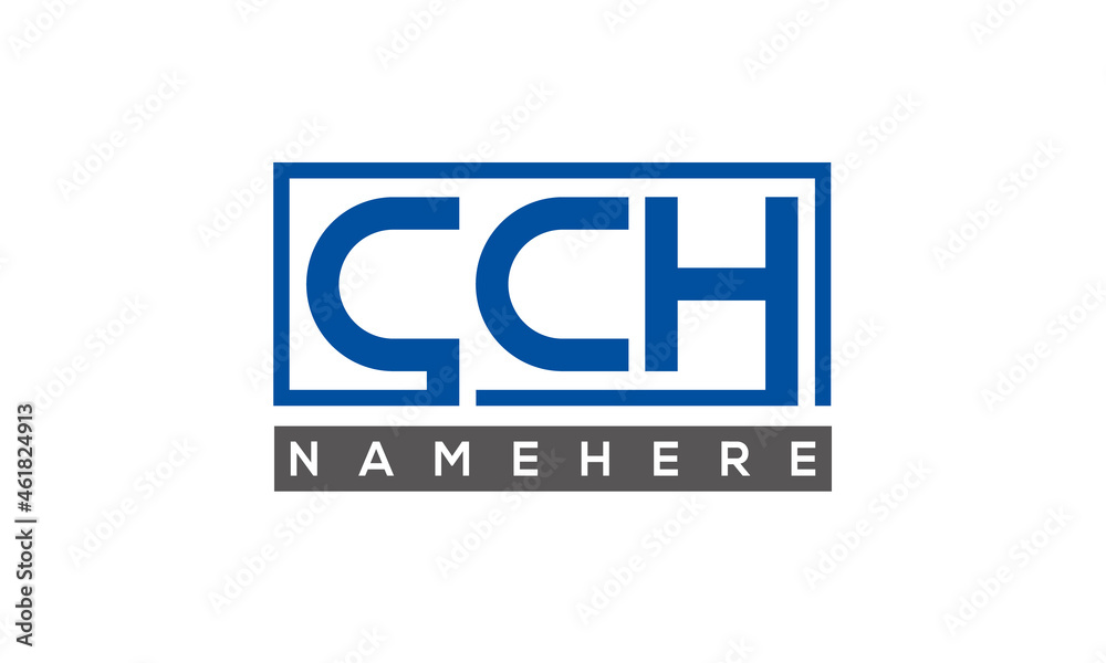 CCH creative three letters logo CCH creative three letters logo