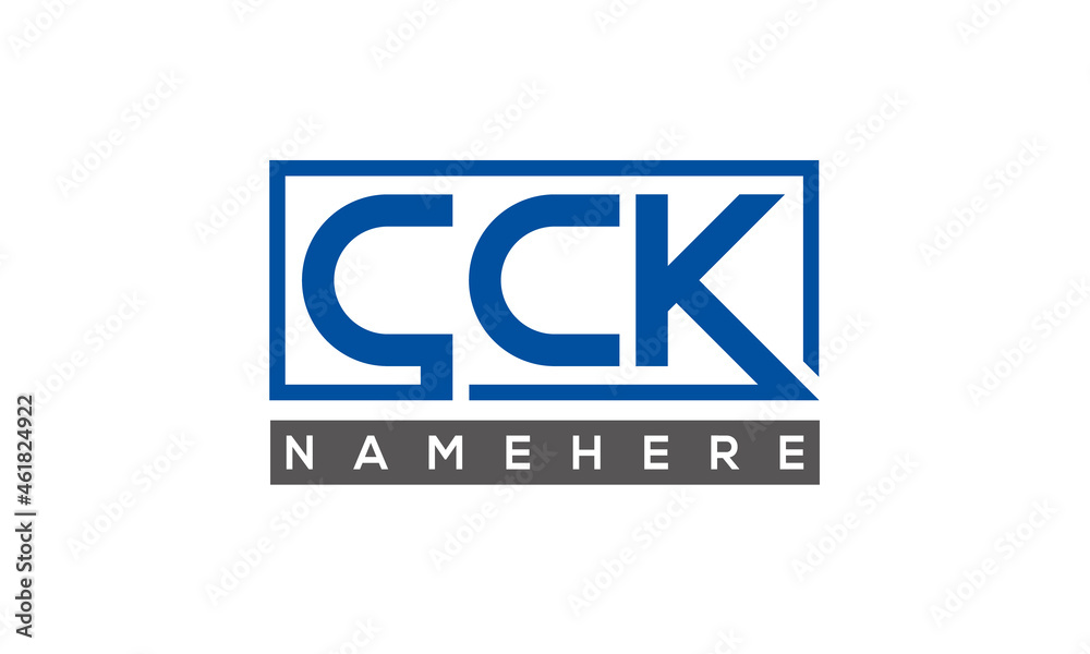 CCK creative three letters logo CCK creative three letters logo