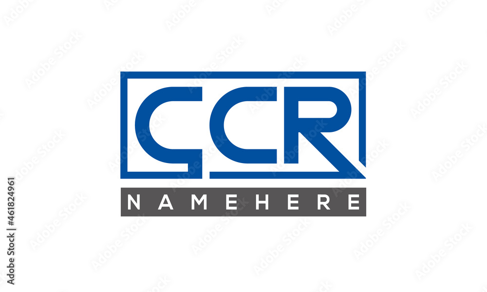 CCR creative three letters logo CCR creative three letters logo
