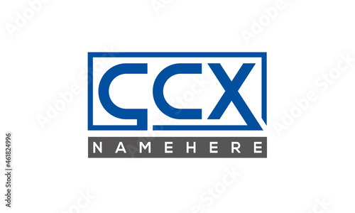 CCX creative three letters logo photo