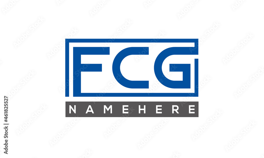 FCG creative three letters logo FCG creative three letters logo