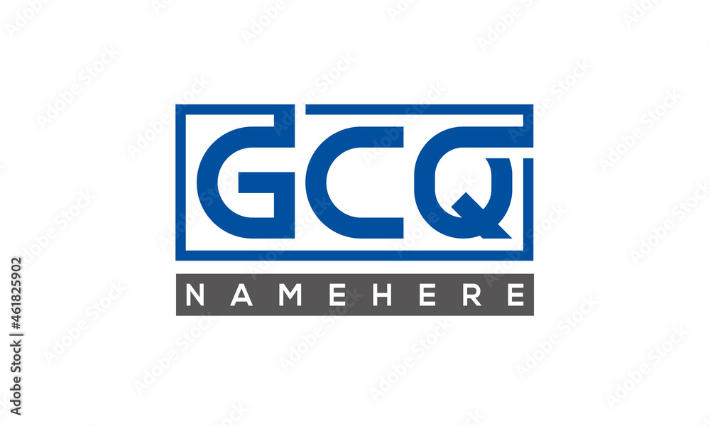 GCQ creative three letters logo GCQ creative three letters logo