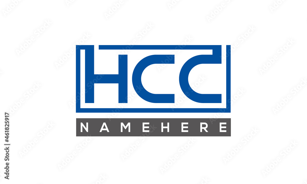 HCC creative three letters logo HCC creative three letters logo