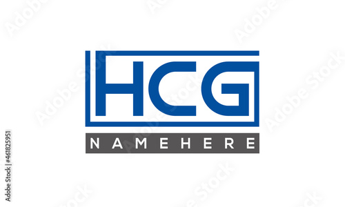 HCG creative three letters logo