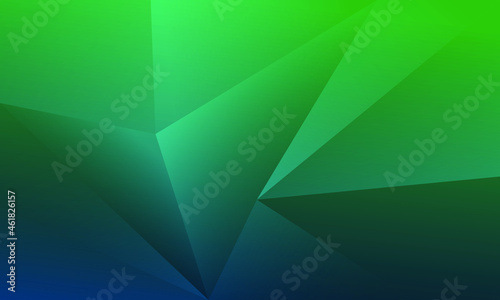 Abstract dark Green background vector overlap layer on dark space for background design. Illustration Vector design .