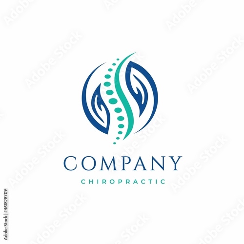 Chiropractic Natural Hand Care Logo Design