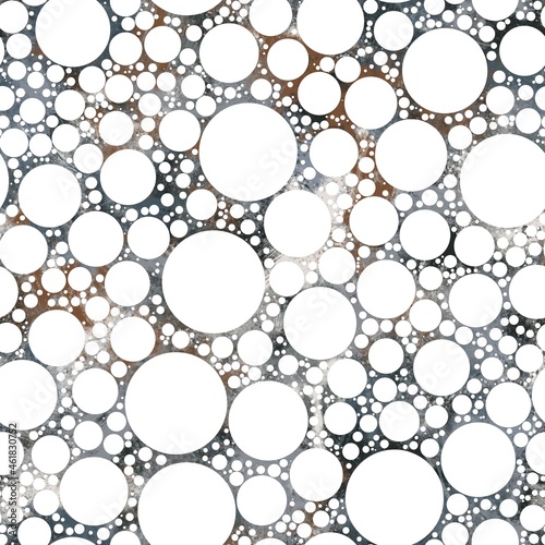 Seamless neutral and white grungy classic abstract surface pattern design for print. High quality illustration. Monochrome earth colored design with white pattern design overlay. Repeat graphic swatch