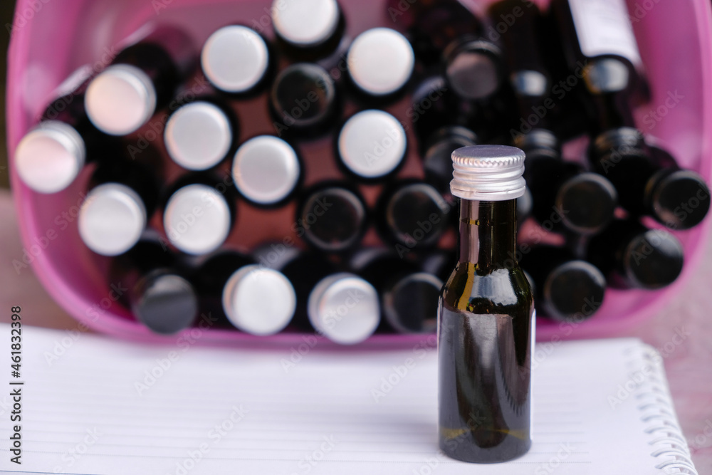 Educational tasting kit of world wines. Wine sample bottle. Distance