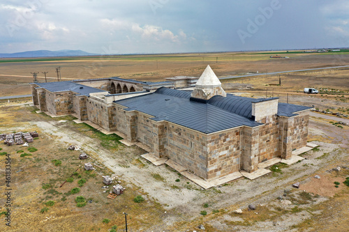 Vászonkép Zazadin Han Caravanserai in Konya, Seljuk period structure