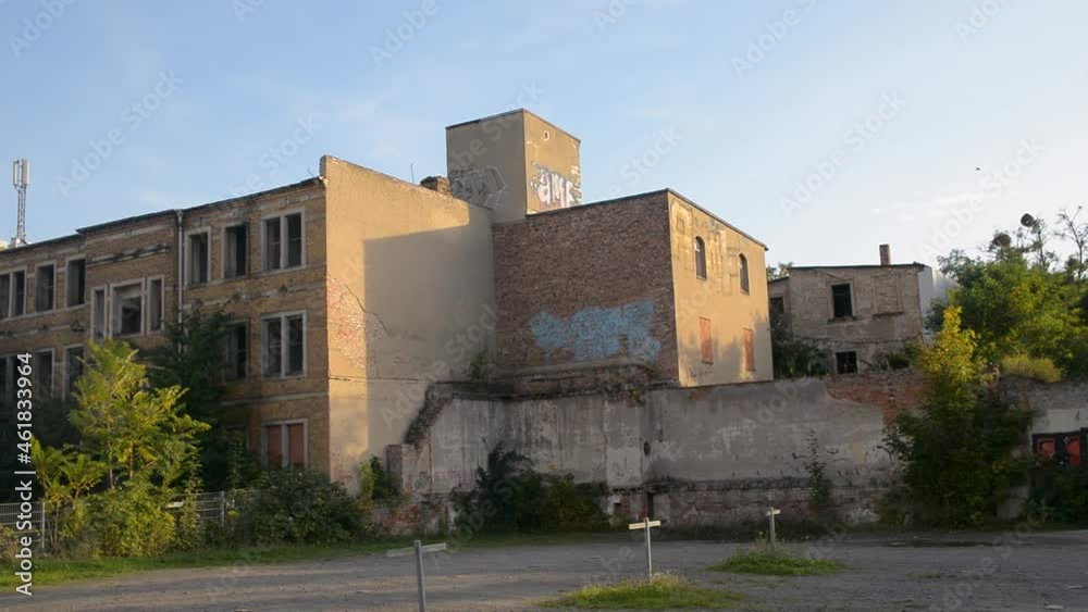 Apartment housing house reconstruction building works facade 4k wide Apartment housing house reconstruction building works facade 4k wide