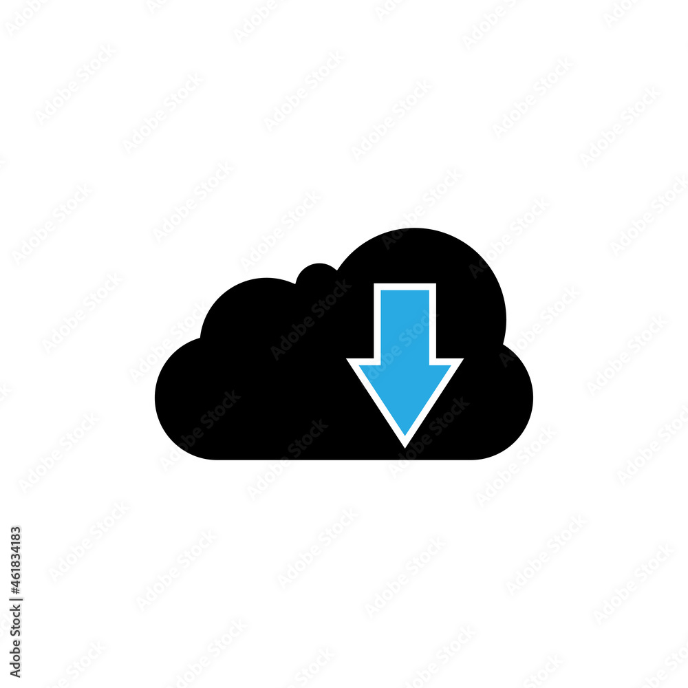 Download cloud icon design template illustration vector Download cloud icon design template illustration vector