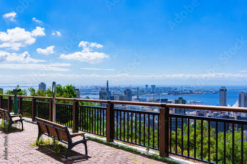神戸市　俯瞰　パノラマ　都市風景　【 観光名所 】 © show999