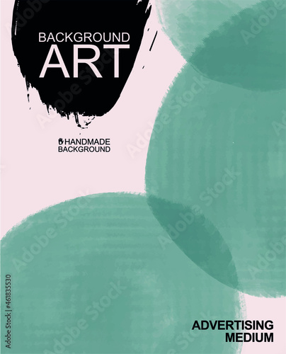 Minimalistic poster. Minimum elements. Advertising medium. Abstract background in vector. Announcing publication. EPS 10