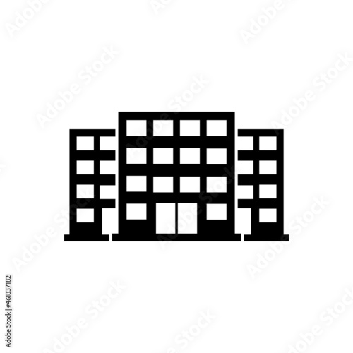 Building icon isolated on white background