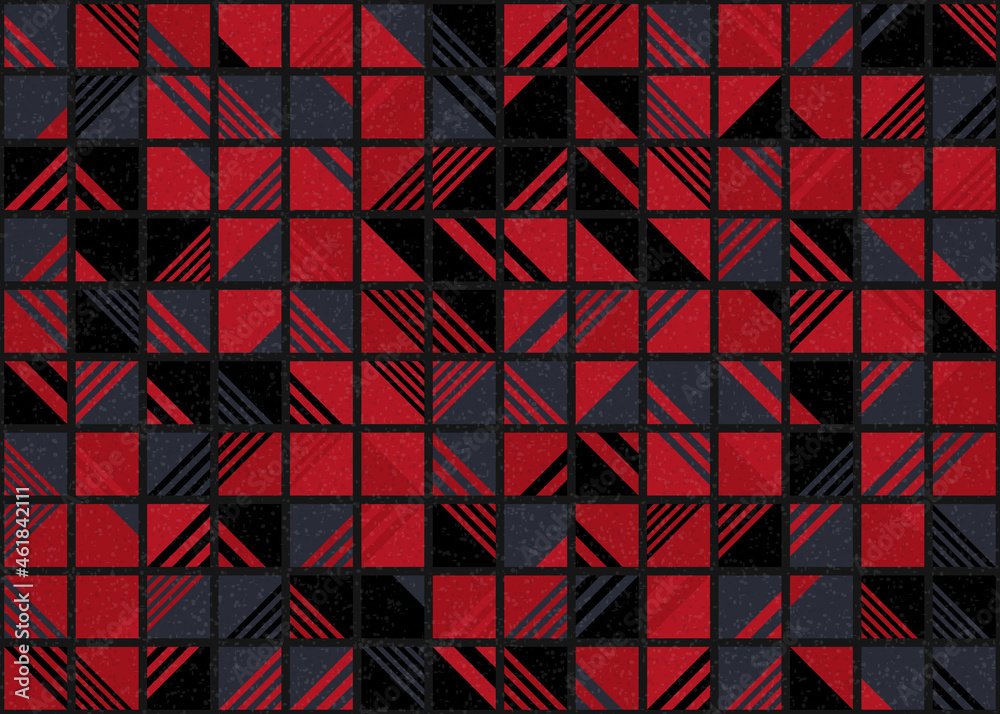 Abstract Geometric Pattern generative computational art illustration
