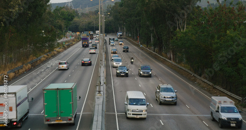 Photography Hong Kong city traffic