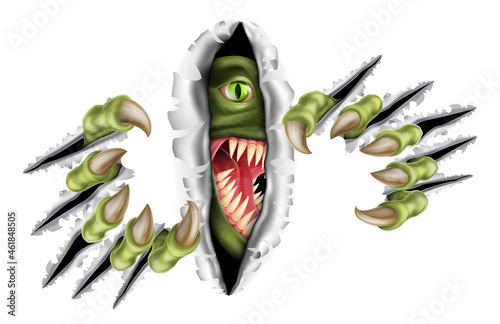 Monster With Talon Claw Tea...