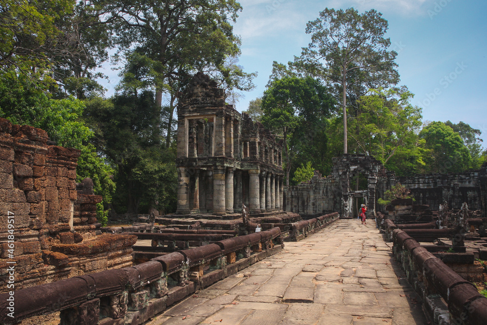 One of the many temples in Angkor