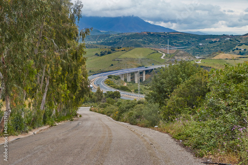 Paisaje con carretera