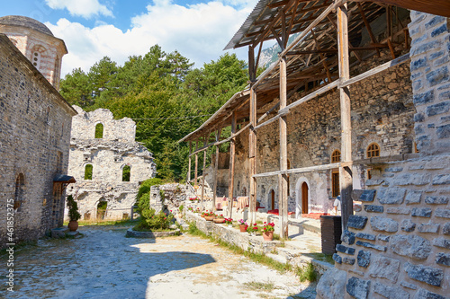 Fototapeta Naklejka Na Ścianę i Meble -  Former Orthodox monastery in Greece
