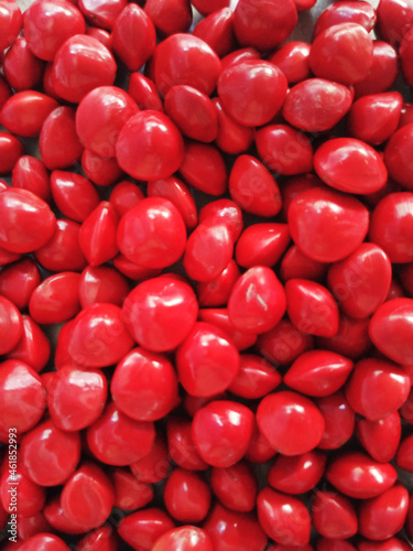 Saga Seed/Acacia beans red in colour