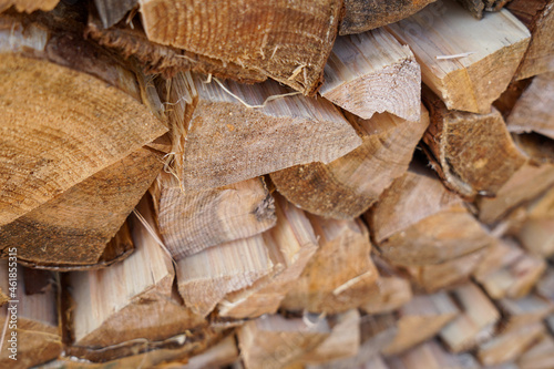 stack of firewood
