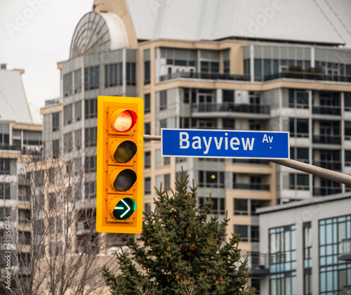 Photography Bayview Avenue sign