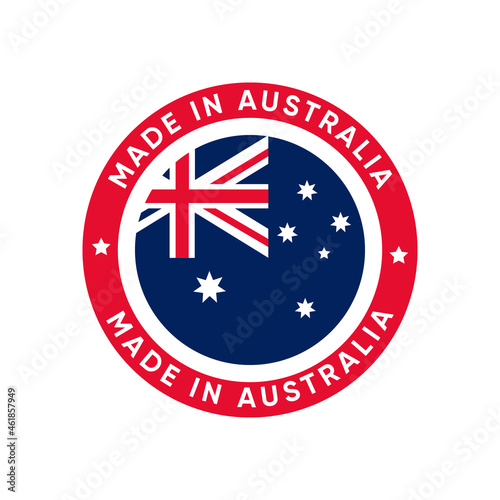 Made In Australia Vector Design
