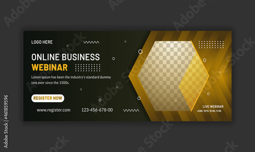 Digital marketing Webinar banner and social media cover