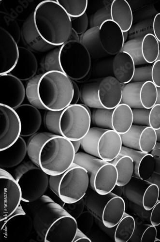 black and white pipes