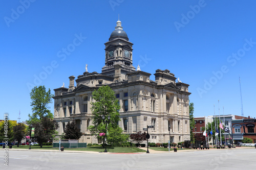The Clinton County Courthouse is a historic courthouse located at 50 North Jackson Street in Frankfort, Clinton County, Indiana, United States. 