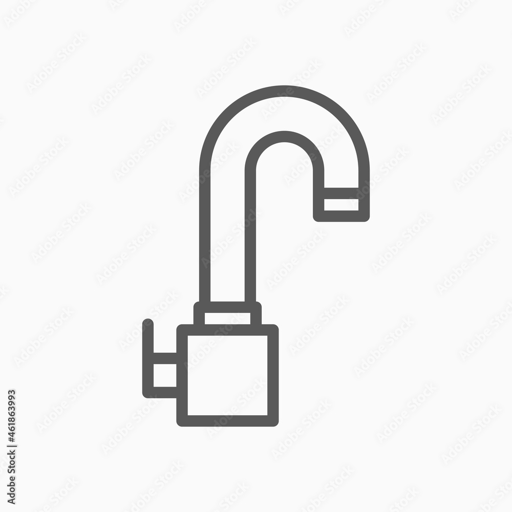 faucet icon, hydrant vector, tap illustration faucet icon, hydrant vector, tap illustration