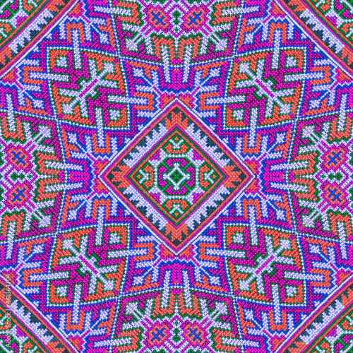 Seamless kaleidoscope or endless pattern for ceramic tile, wallpaper, linoleum, textile, web page background used