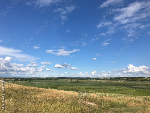 landscape with clouds