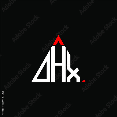 DHX letter logo creative design. DHX unique design, OHX letter logo creative design. OHX unique design

 photo