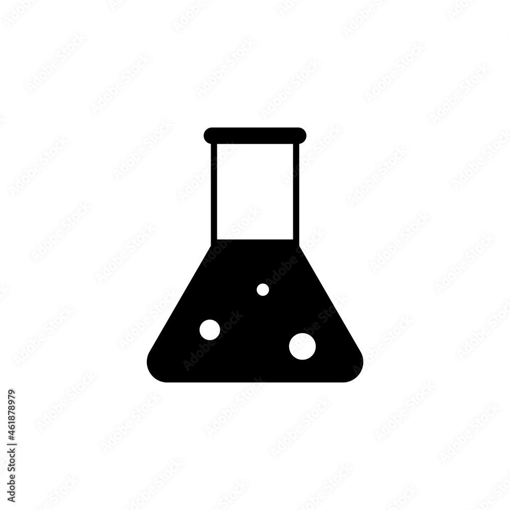 test tube icon, science vector, chemical illustration test tube icon, science vector, chemical illustration