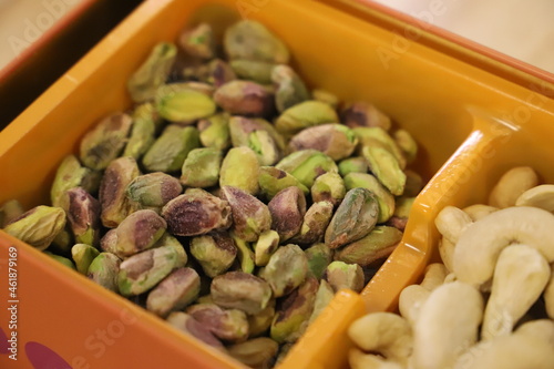 Exquisite Pistachios in Box: Premium Organic Pistachios Elegantly Curated for Elite Gifting and Nutritious, Deluxe Snacking - Captivating Image