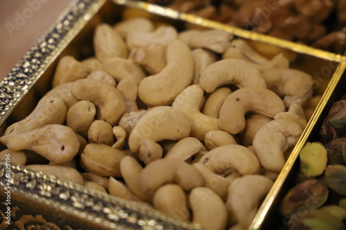 Refined Cashews in Box: Exquisite, Organic Cashew Presentation for Sophisticated Gifting and Nutritious Snacking - Pristine Image