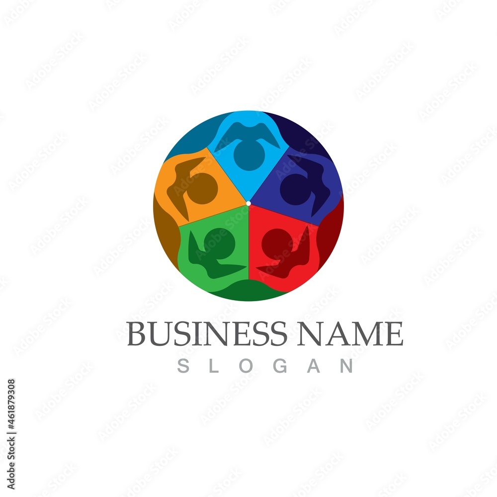 Community, network and social icon Community, network and social icon