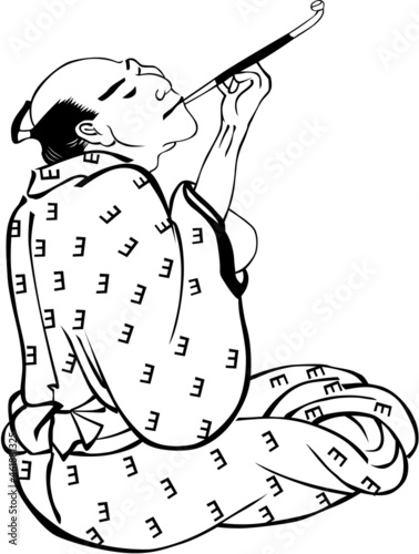 浮世絵　町人　その181
