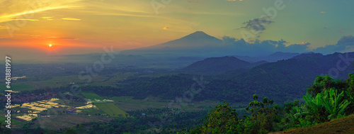 sunrise in the mountain