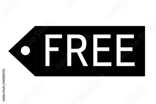 FREEのアイコン。無料の案内。