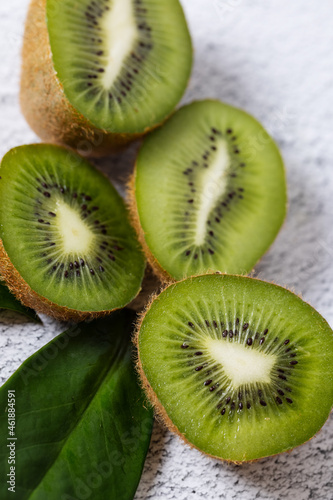 kiwi exotic tropical fruit background