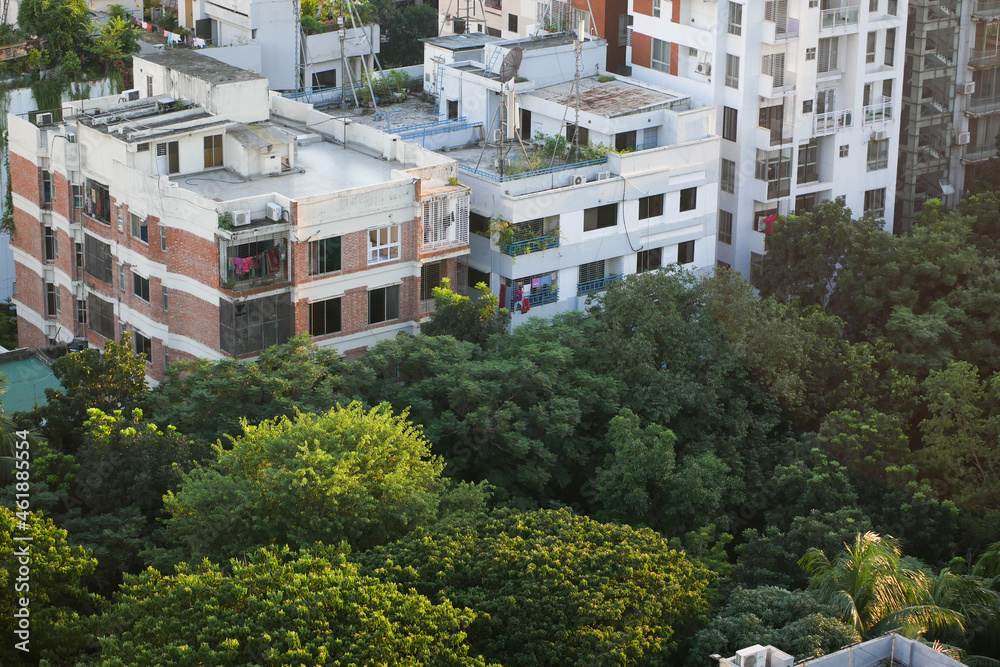 dhaka city buildings at sunny day dhaka city buildings at sunny day