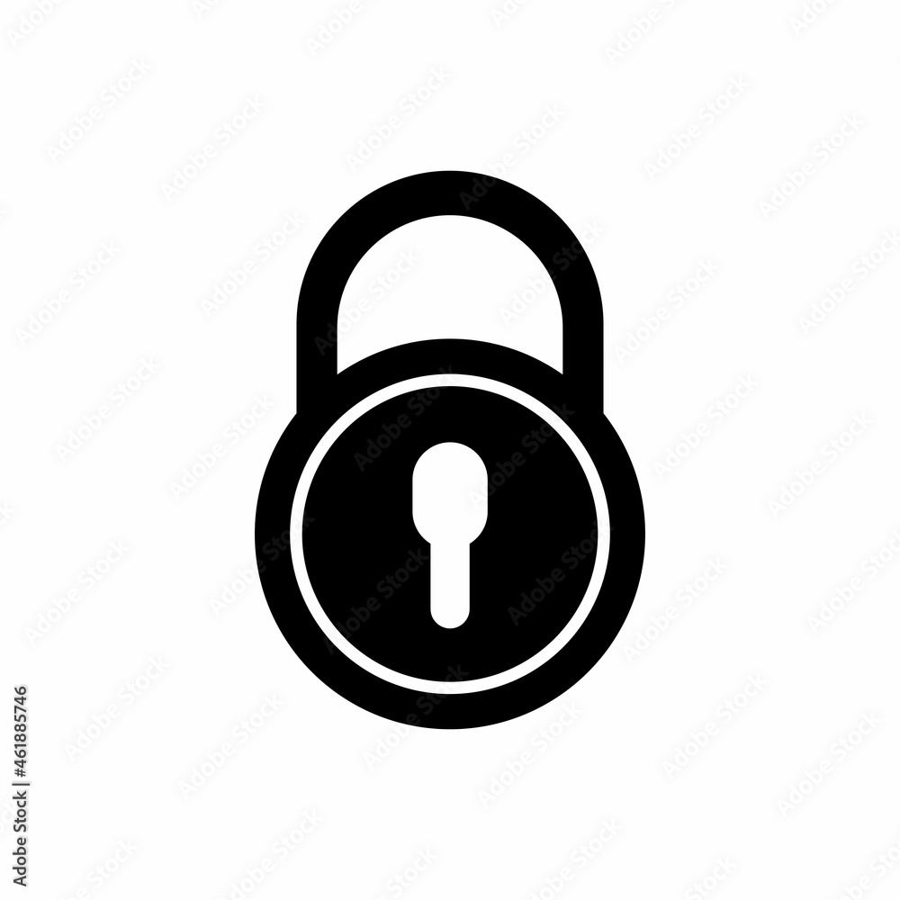 Padlock icon. Simple, high quality and suitable for your design. Flat design vector illustration on a white background. Padlock icon. Simple, high quality and suitable for your design. Flat design vector illustration on a white background.