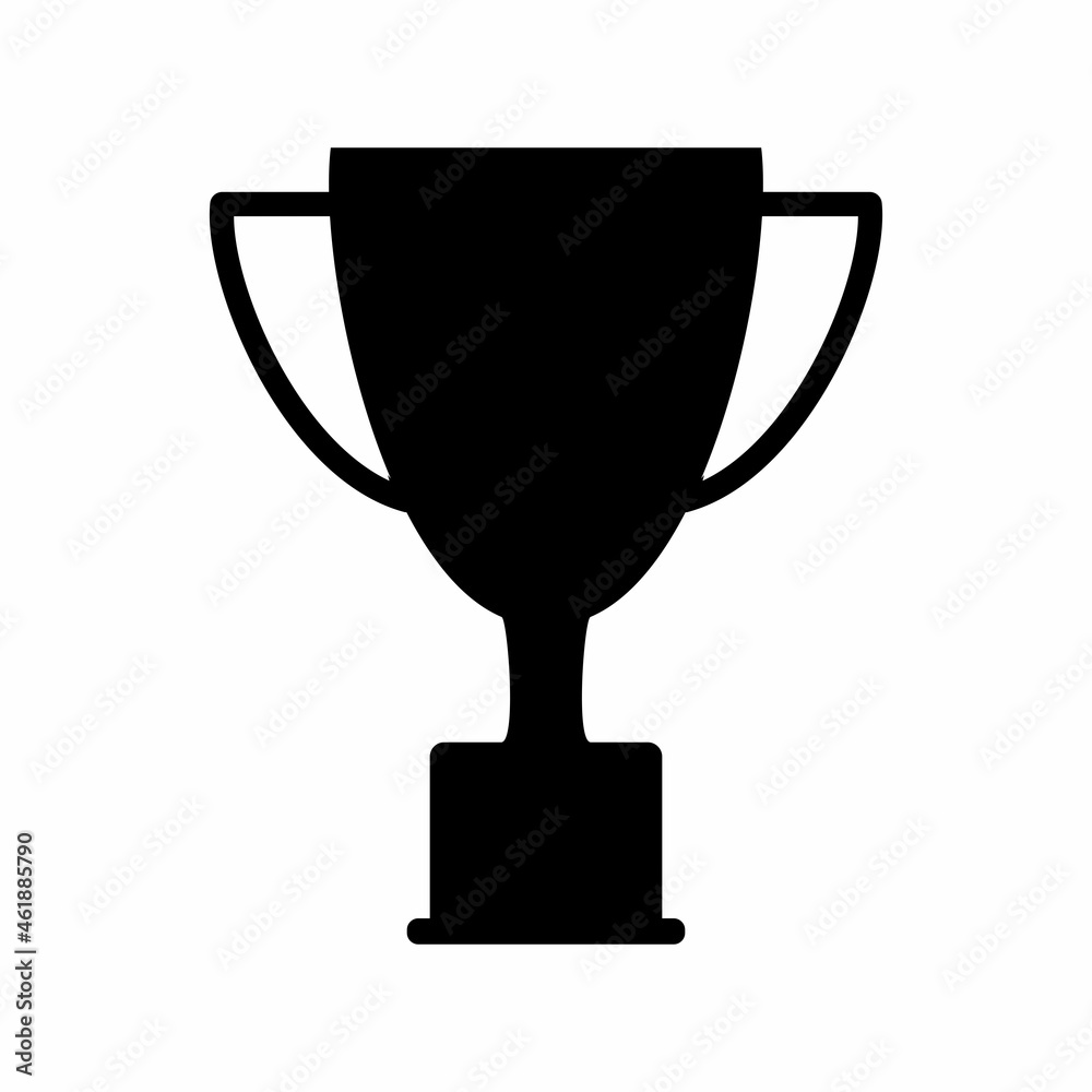 Trophy cup icon. Simple, high quality and suitable for your design. Flat design vector illustration on a white background. Winner, champion. Trophy cup icon. Simple, high quality and suitable for your design. Flat design vector illustration on a white background. Winner, champion.